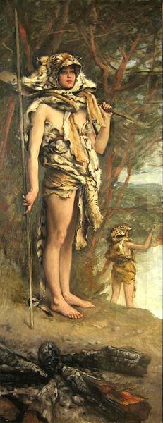 James Tissot La femme Prehistorique